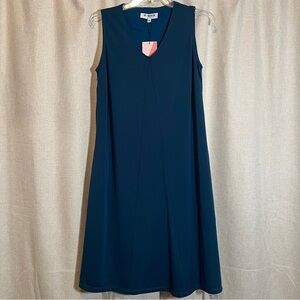 NWT Of/Mercer Teal Sleeveless Shift Dress Size Medium